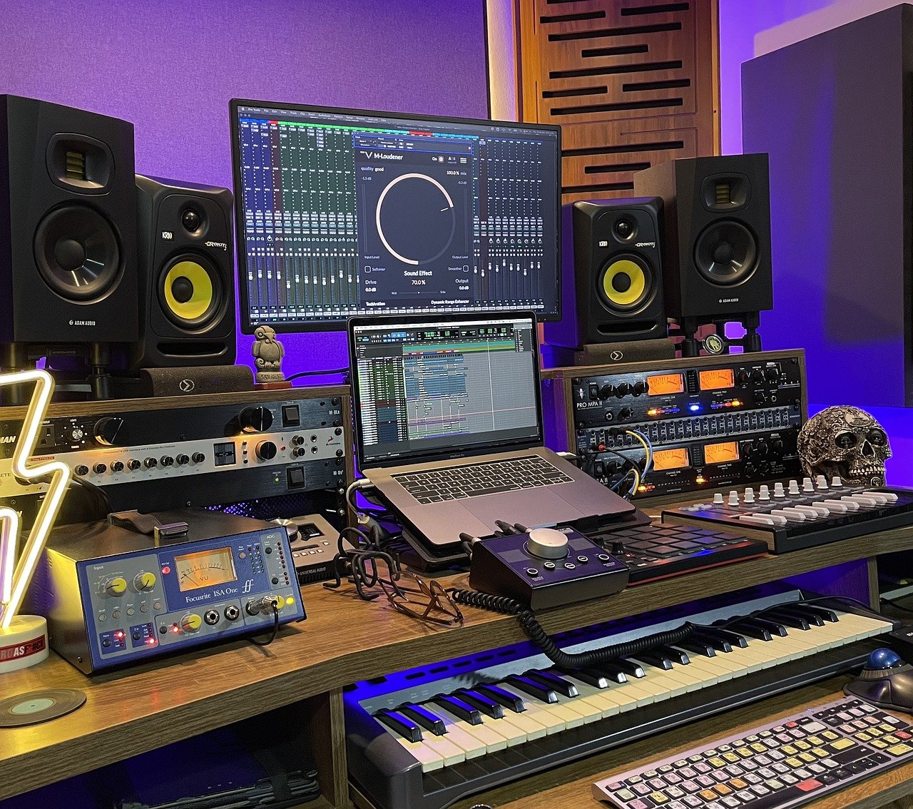 Home music studio